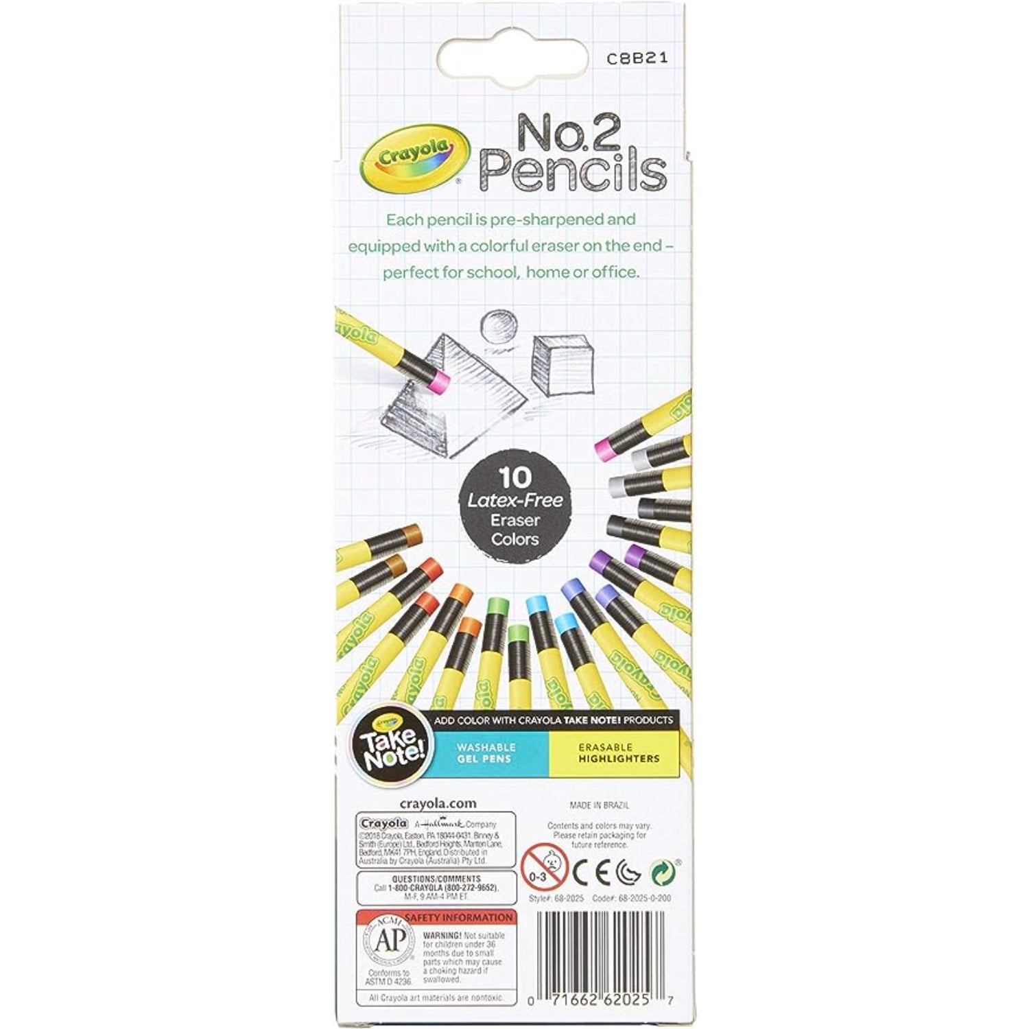 Crayola No. 2 Pencils - 20 count