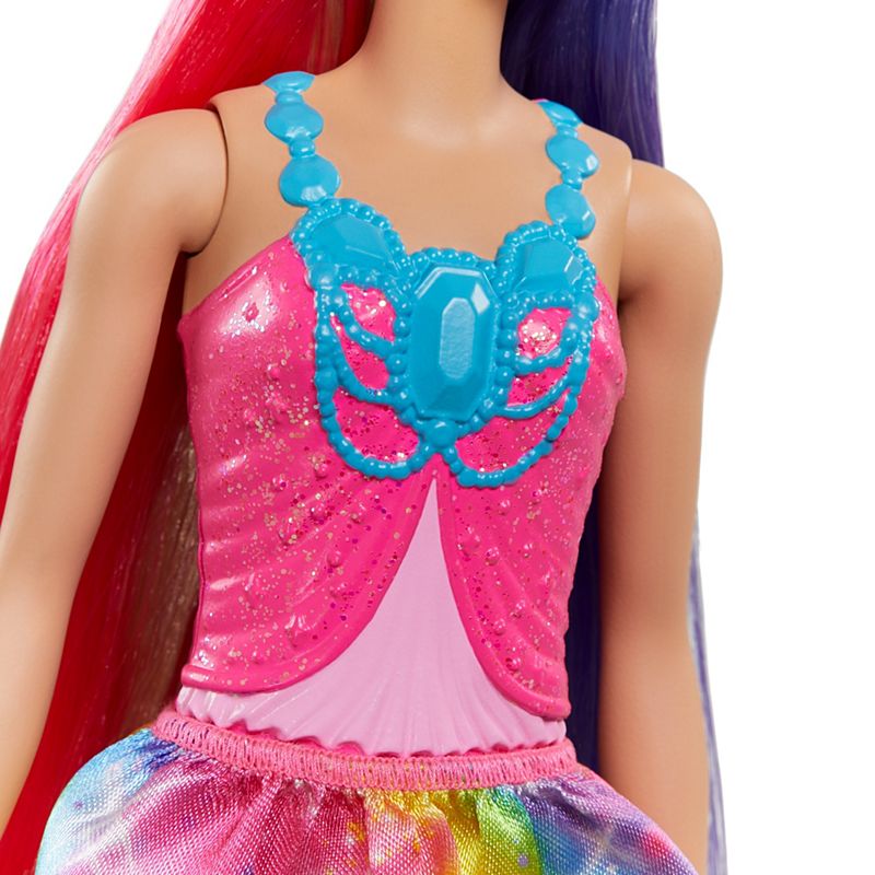 Mattel Barbie Dreamtopia Princess Doll (11.5-inch) with Extra-Long Two-Tone Fantasy Hair