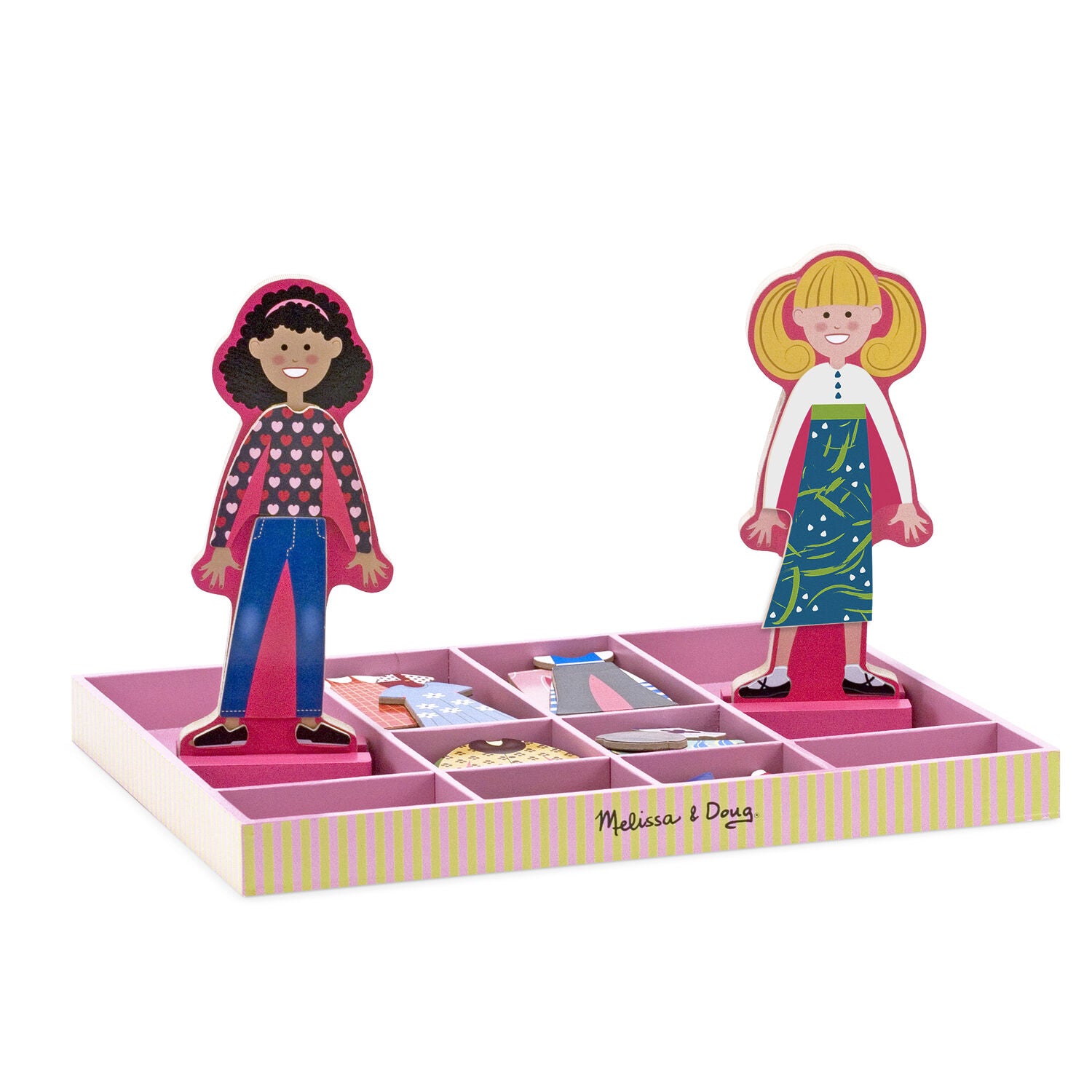 Melissa and Doug Abby & Emma Magnetic Dress-Up Set