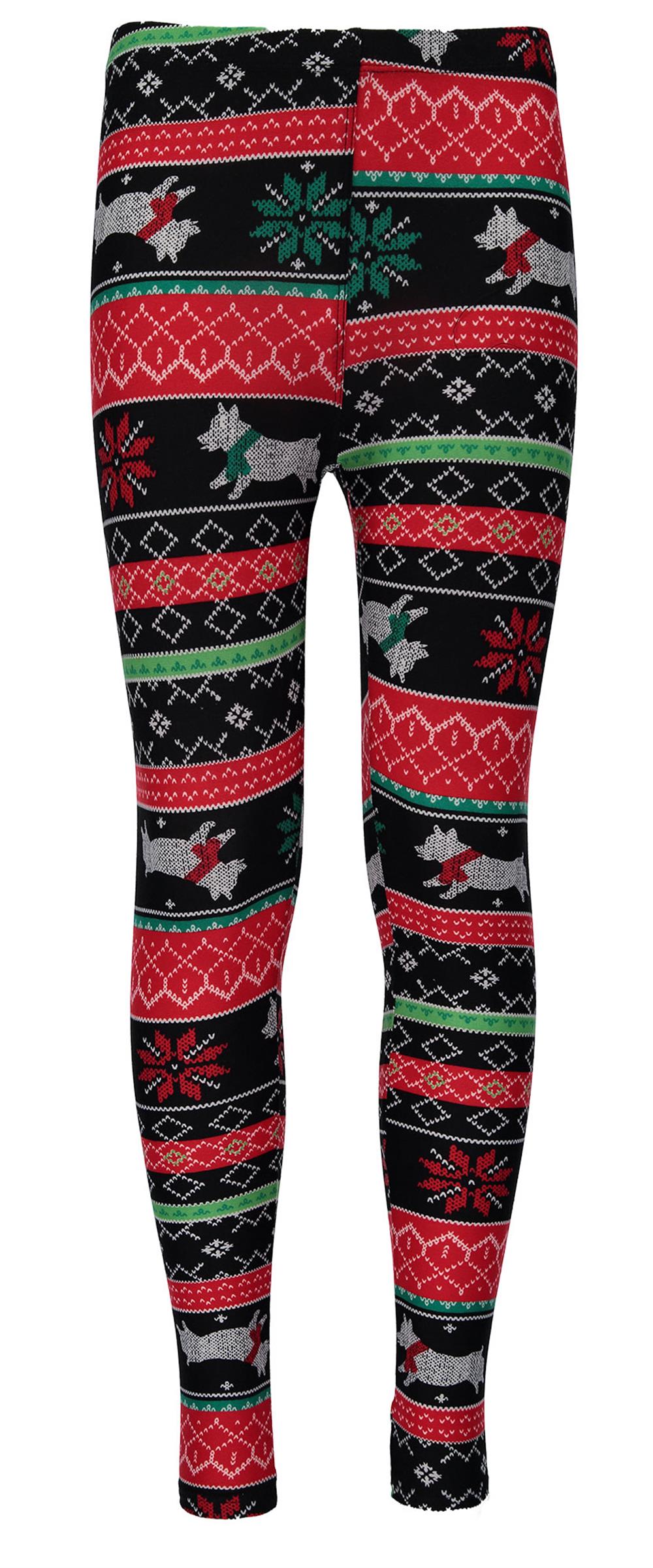 Derek Heart Girls 7-14 Holiday Dog Legging