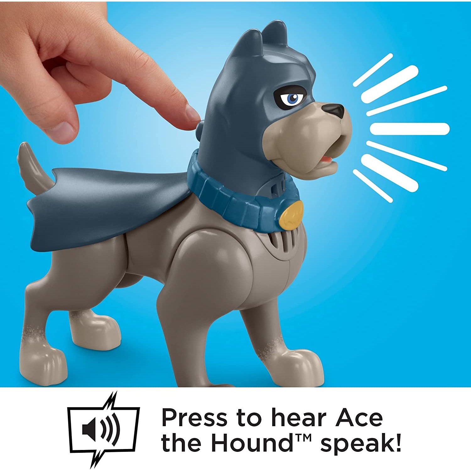 Fisher Price DC League of Super-Pets Talking Ace Figure