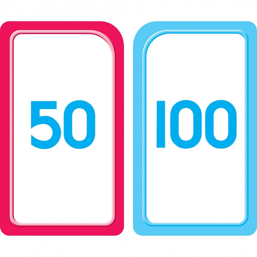 School Zone Numbers 1-100 Flash Cards