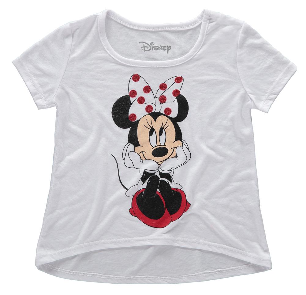 Disney Girls 4-6X Minnie Mouse Drawn Out Tee