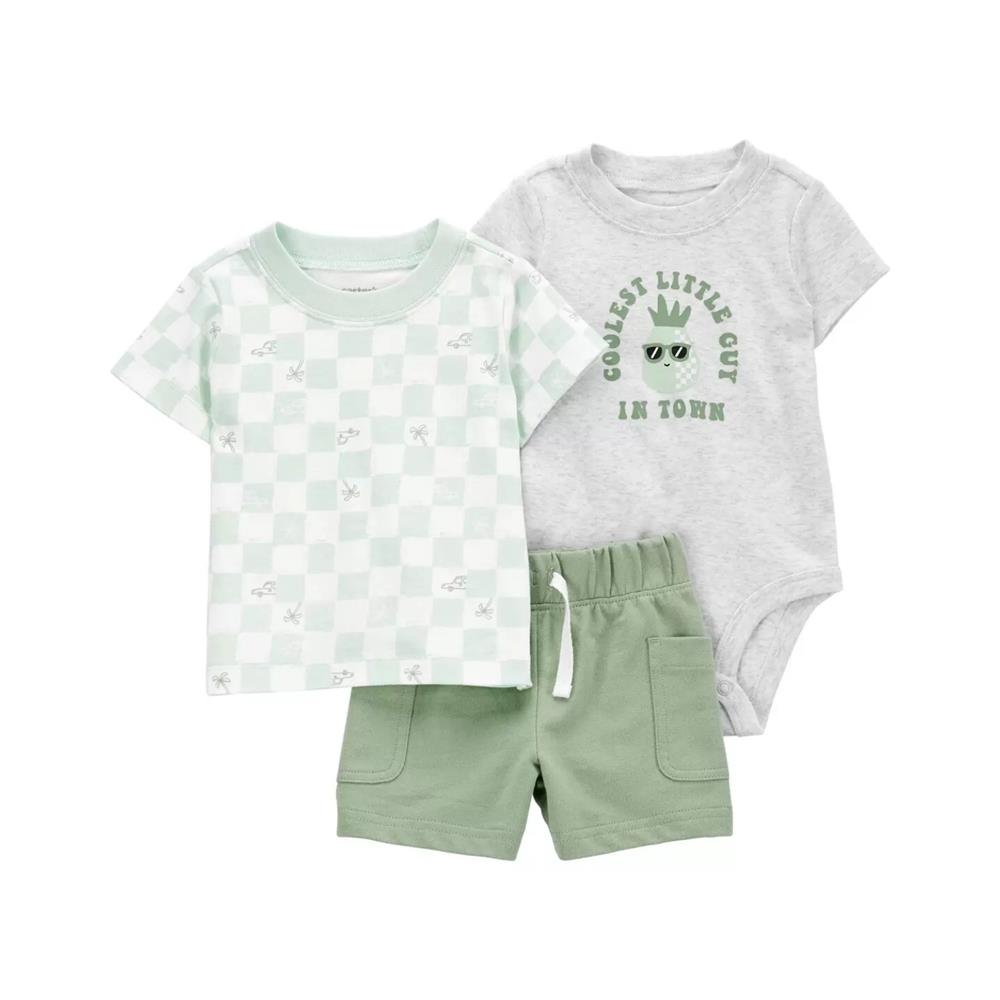 Carters Boys 12-24 Months Baby 3-Piece Little Short Set