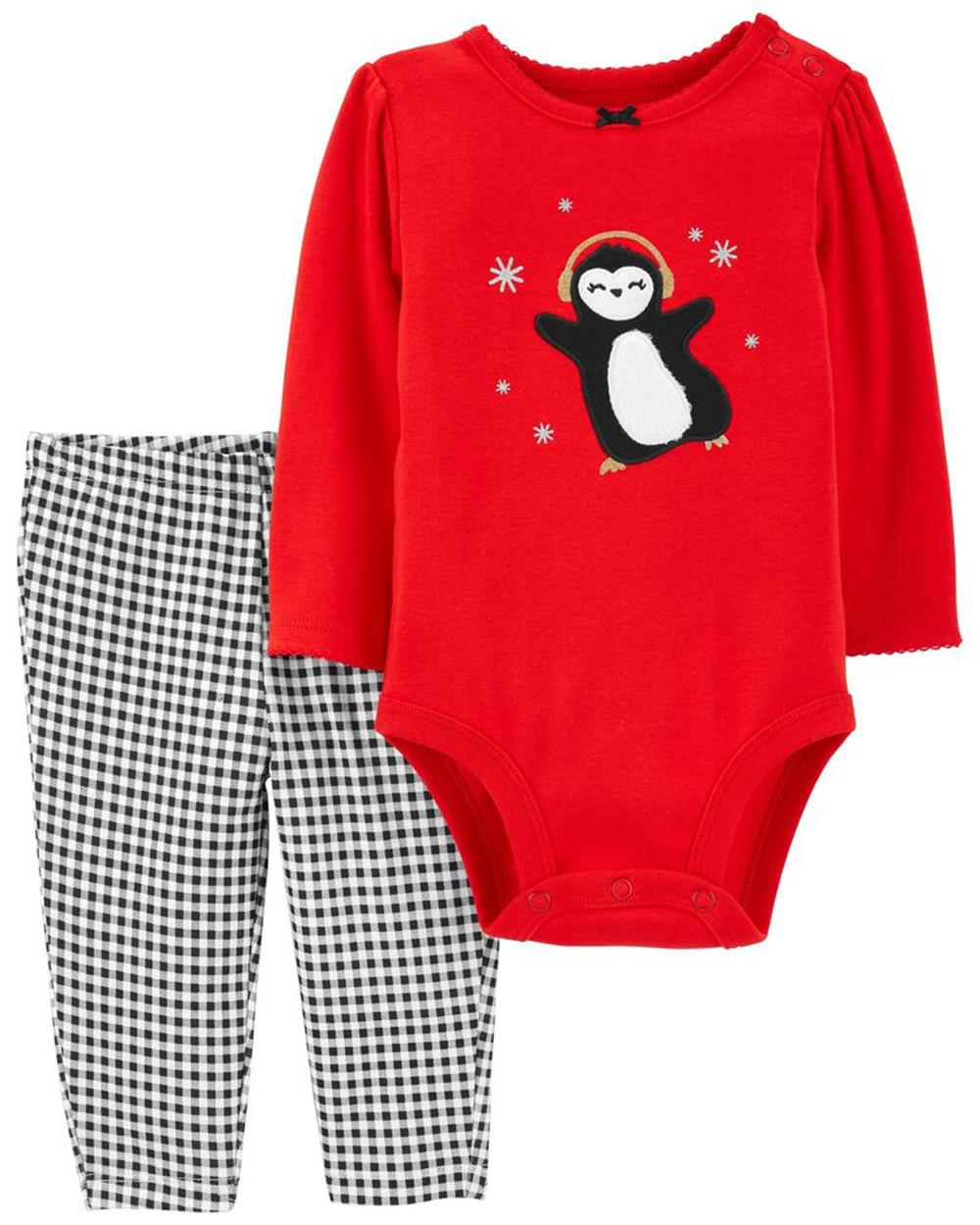 Carters 2-Piece Penguin Bodysuit Pant Set