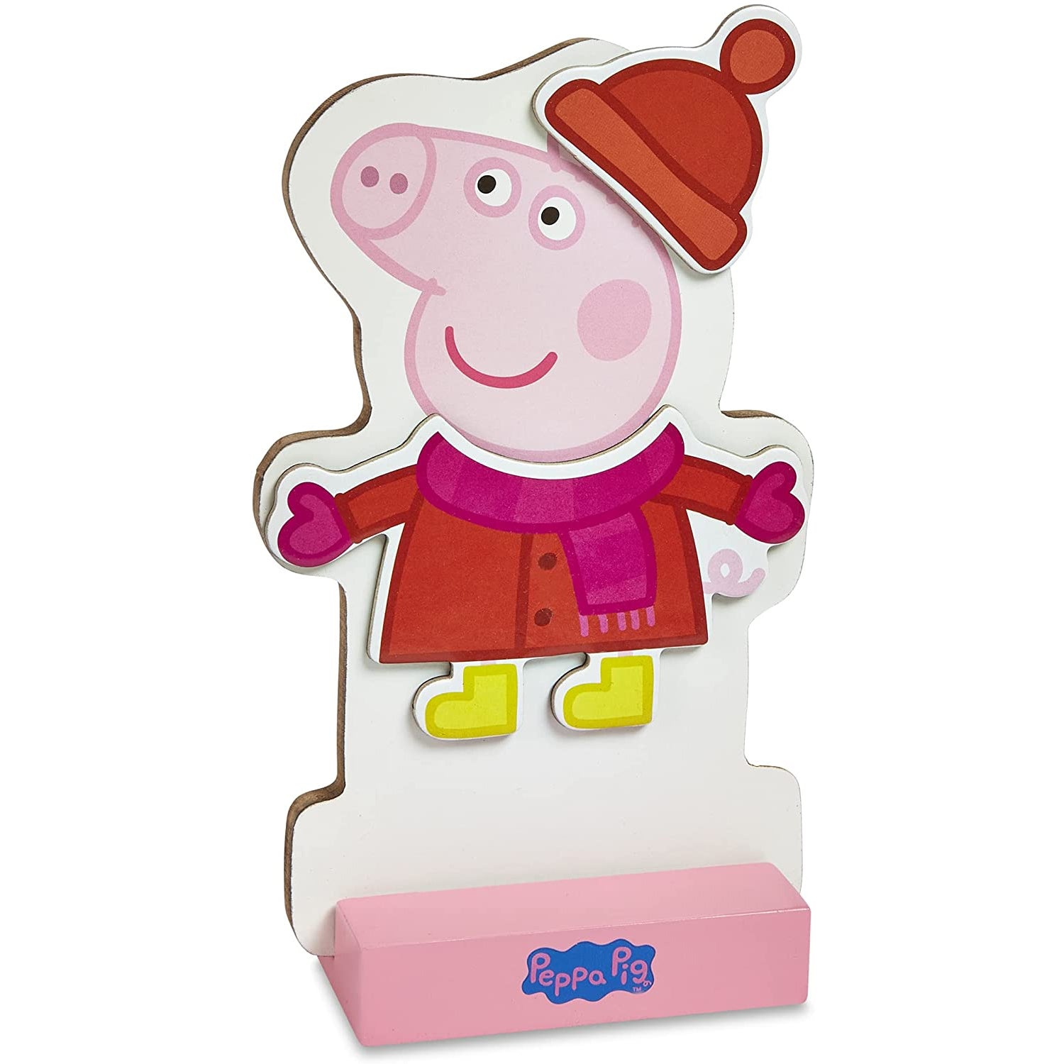 Peppa Pig Magnetic Wood Dress Up Puzzle