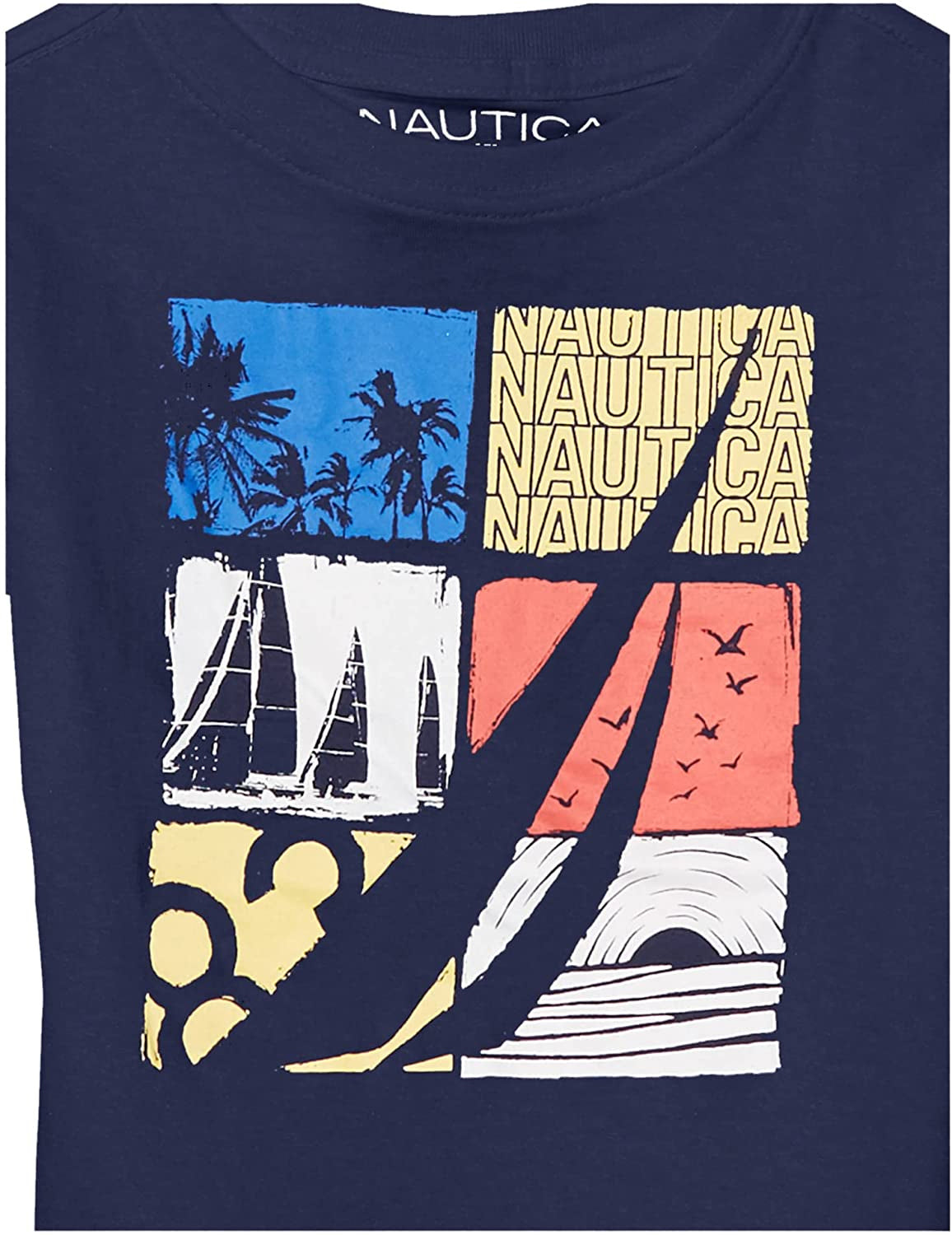 Nautica Boys 4-7 Sail Logo T-Shirt