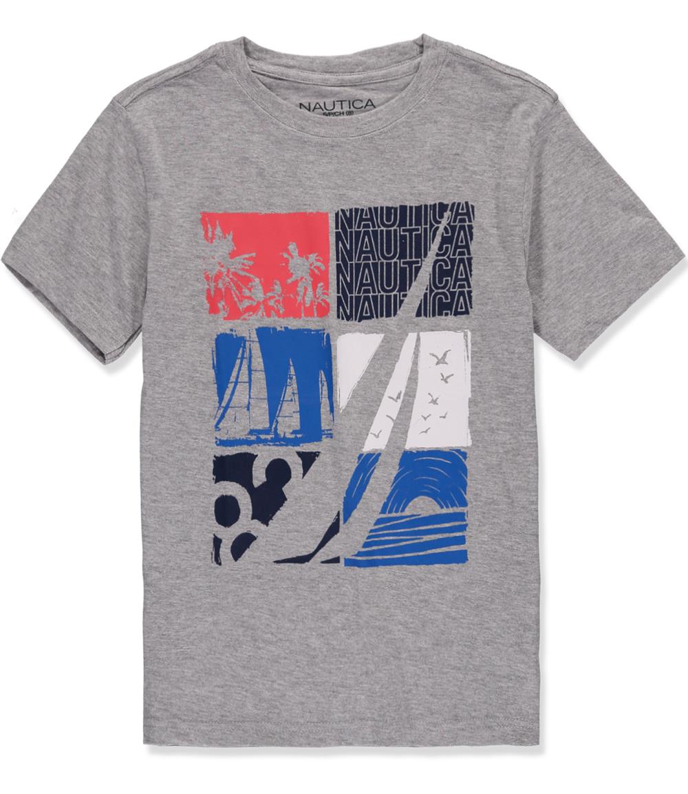 Nautica Boys 8-20 Sail Logo T-Shirt