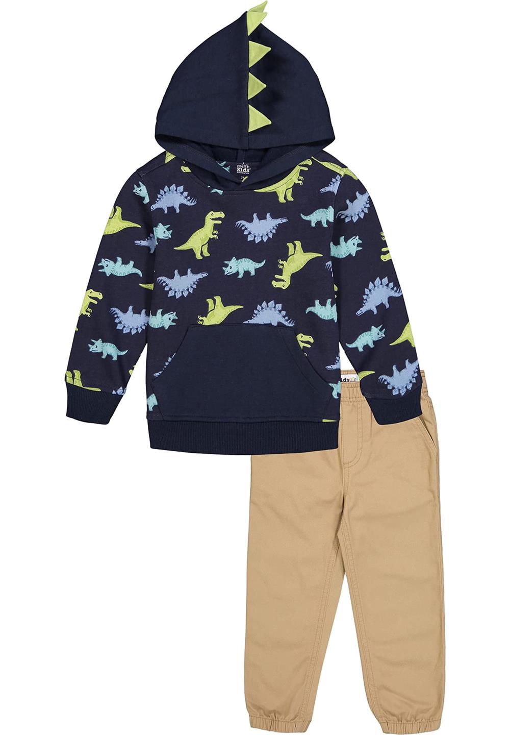 Kids Headquarters Boys 12-24 Months 2-Piece Hooded Sweatshirt and Jogger Set