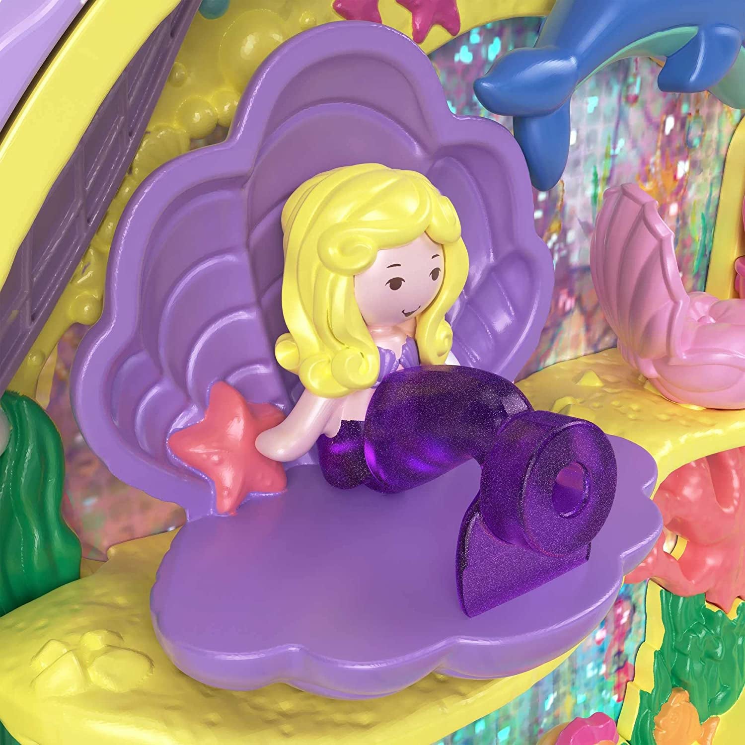 Mattel Polly Pocket Keepsake Collection Mermaid Dreams Collectible Compact