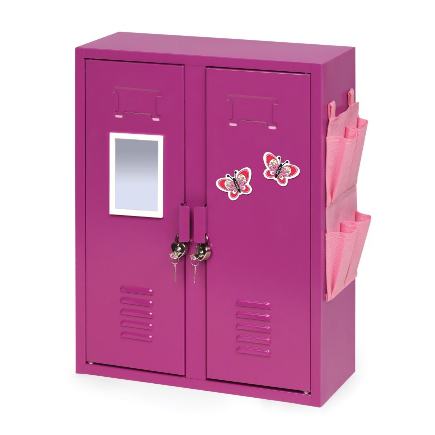 Badger Basket School Style Double Doll Locker – Purple