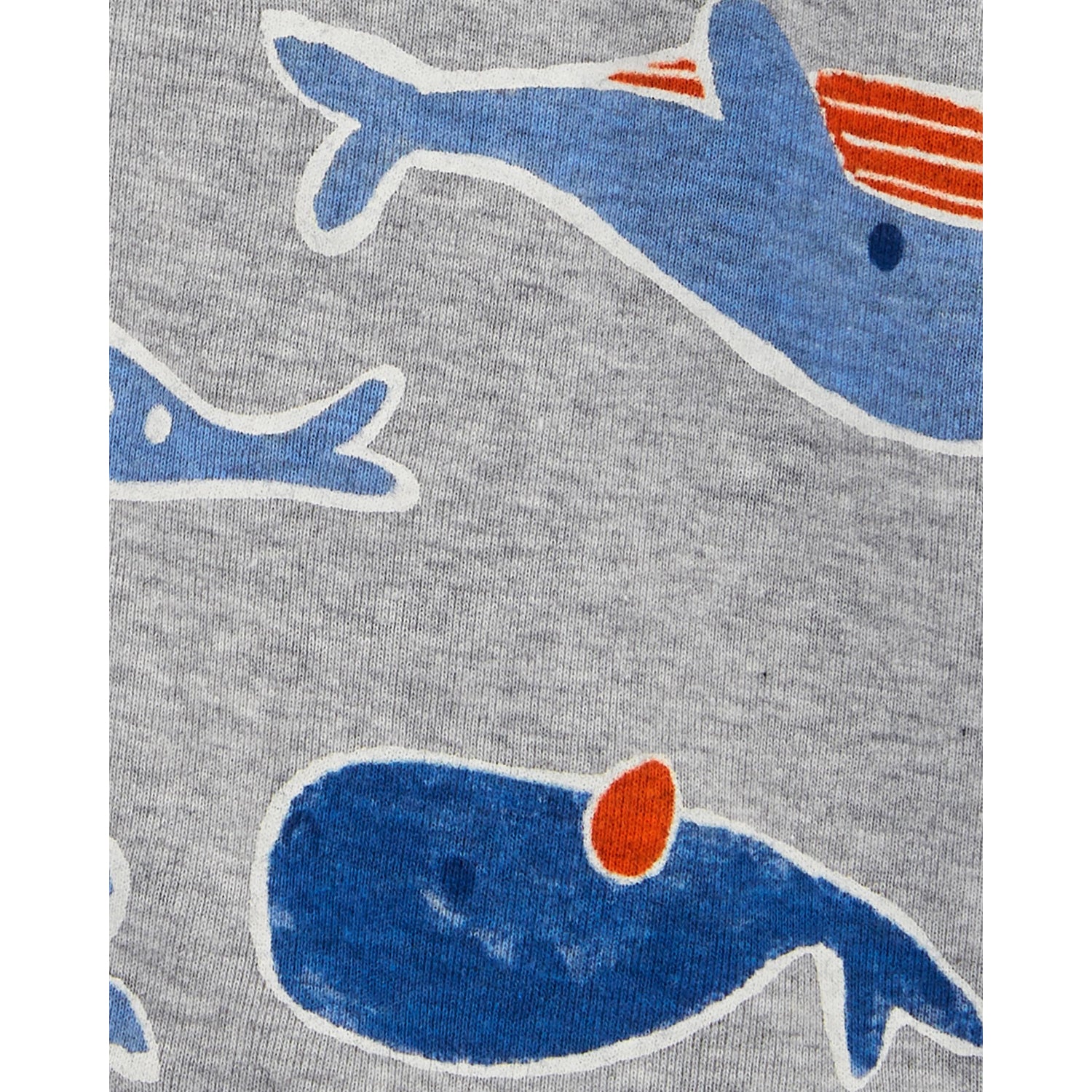 Carters Boys 0-9 Months Whale Snap-Up Romper