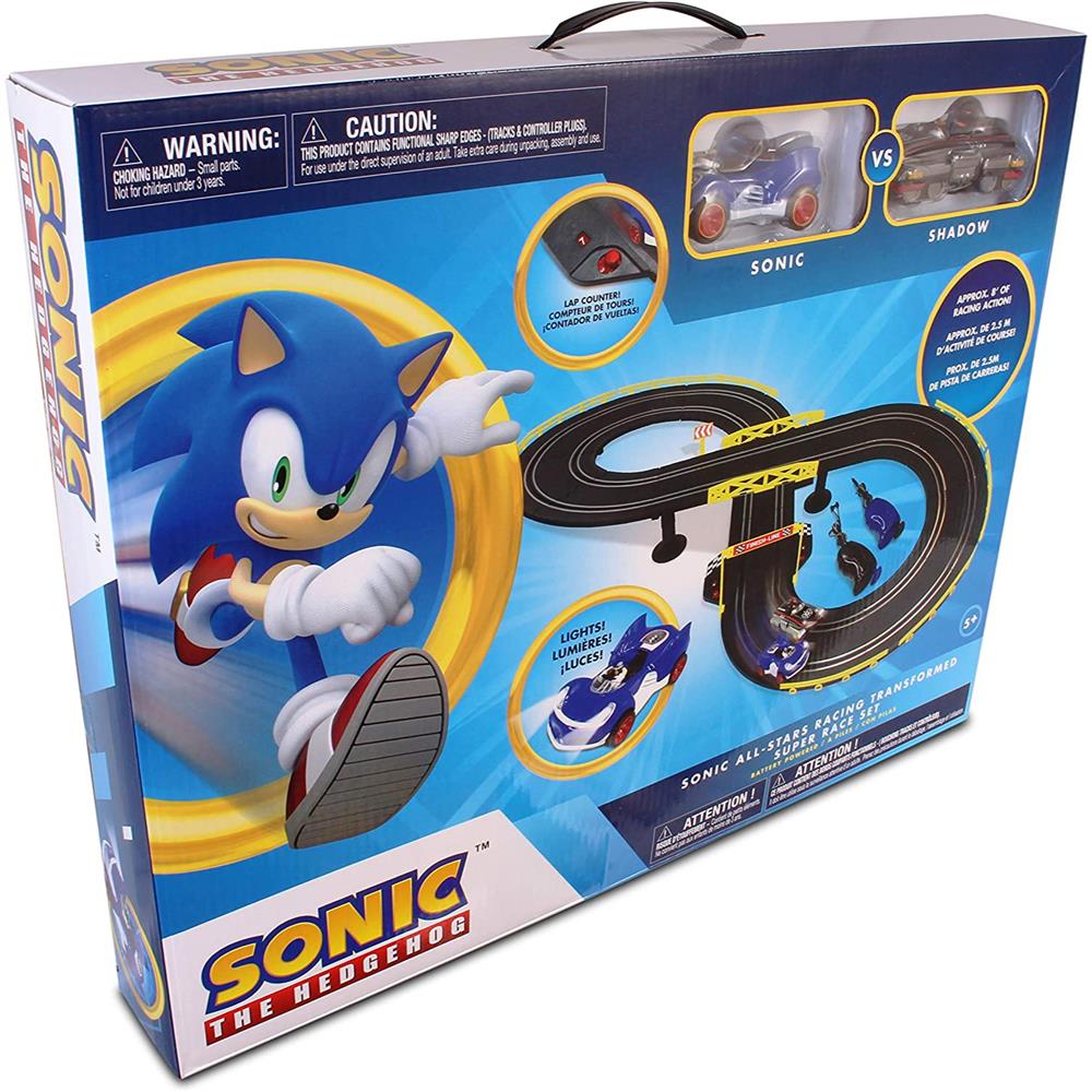 Sonic & Shadow RC Slot Car Set Race Set