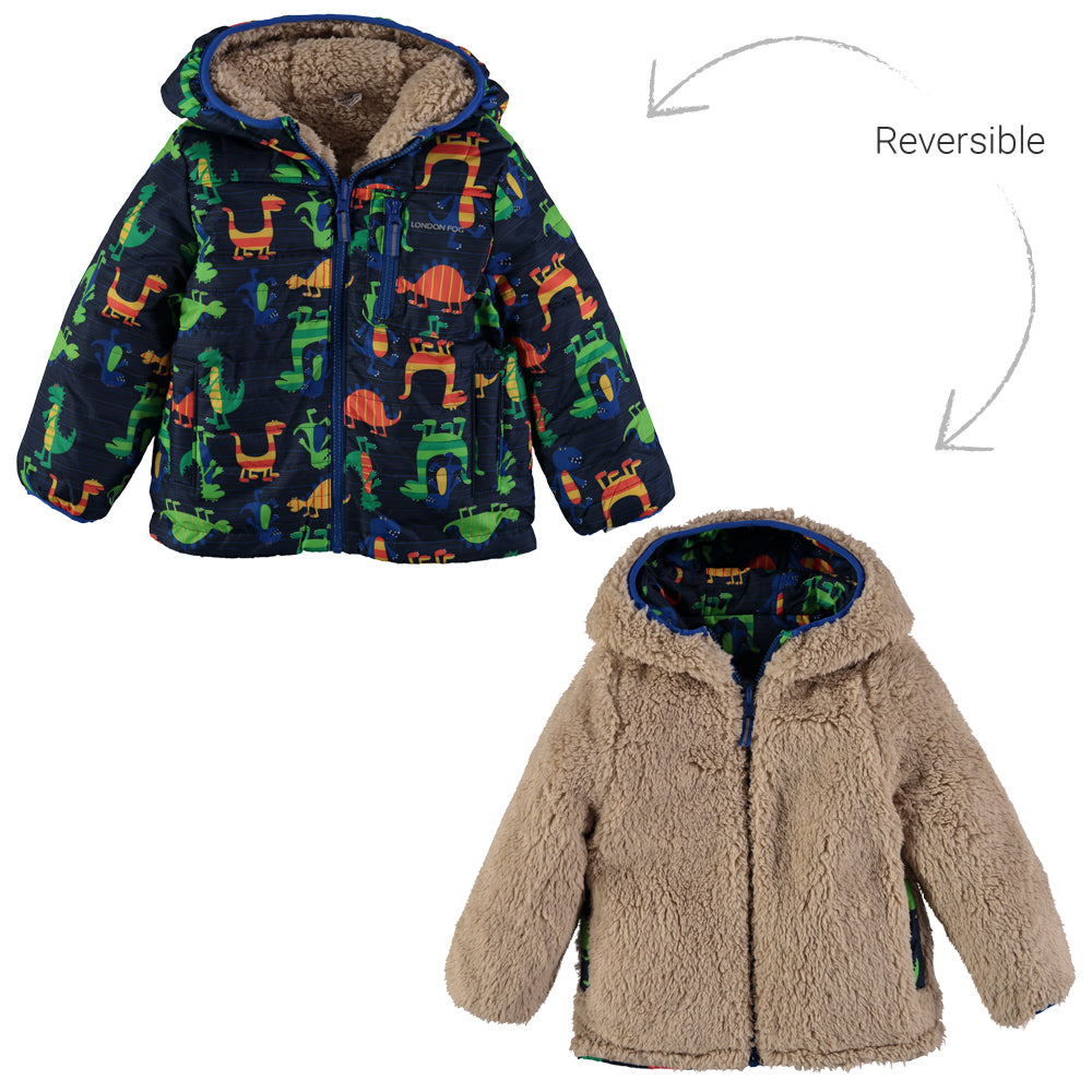 London Fog Boys 2T-4T Reversible Jacket