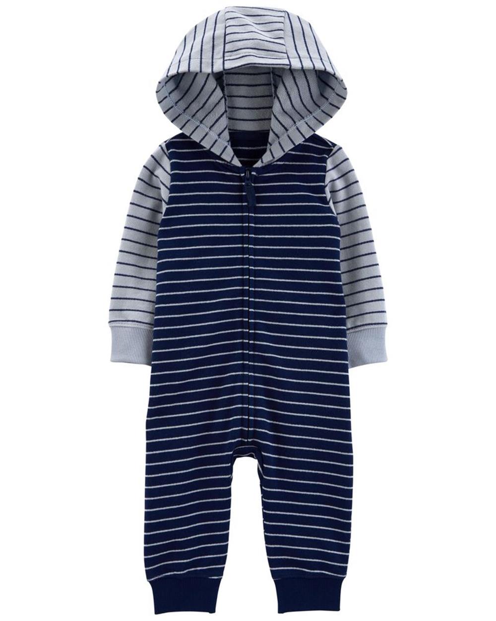 Carters Hooded Bear Jumpsuit