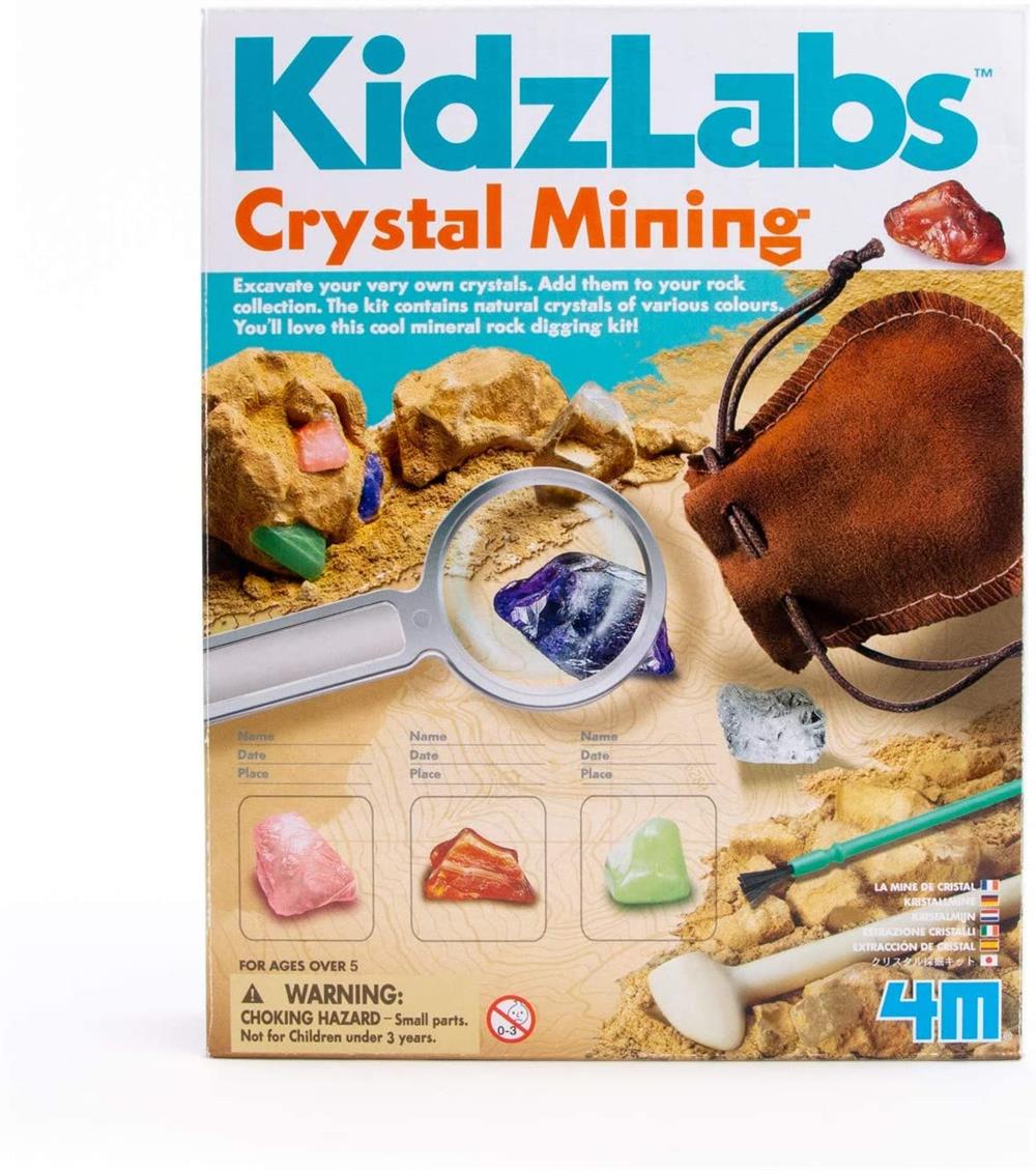 Toysmith 4M KidzLabs Crystal Mining Kit