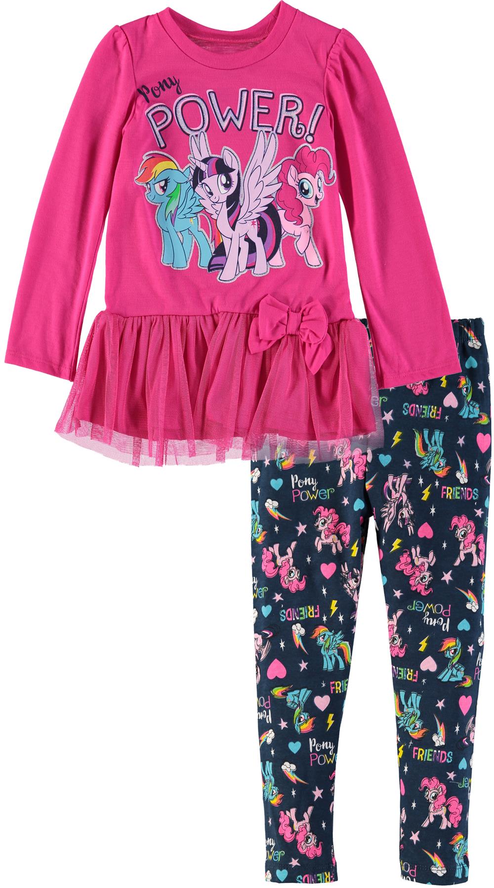 Bentex Girls 2T-4T My Little Pony Tulle Legging Set