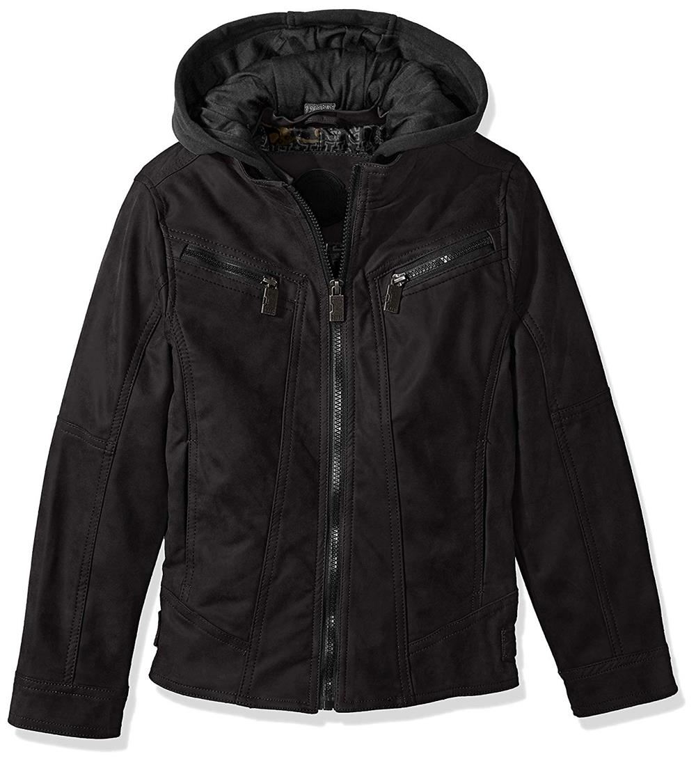 Urban Republic Boys 4-7 Hooded Suede Jacket