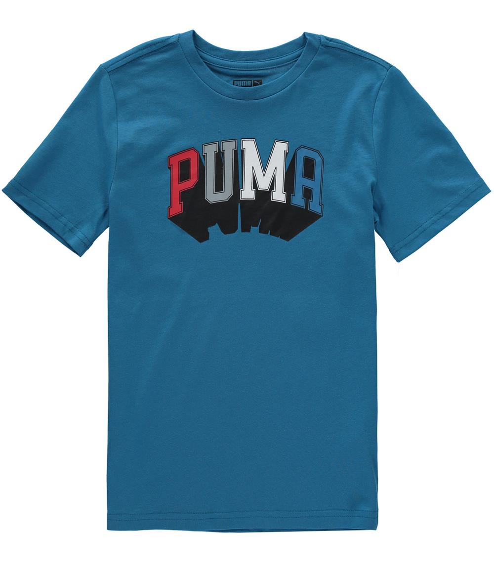 PUMA Boys 8-20 Puma Block Logo T-Shirt