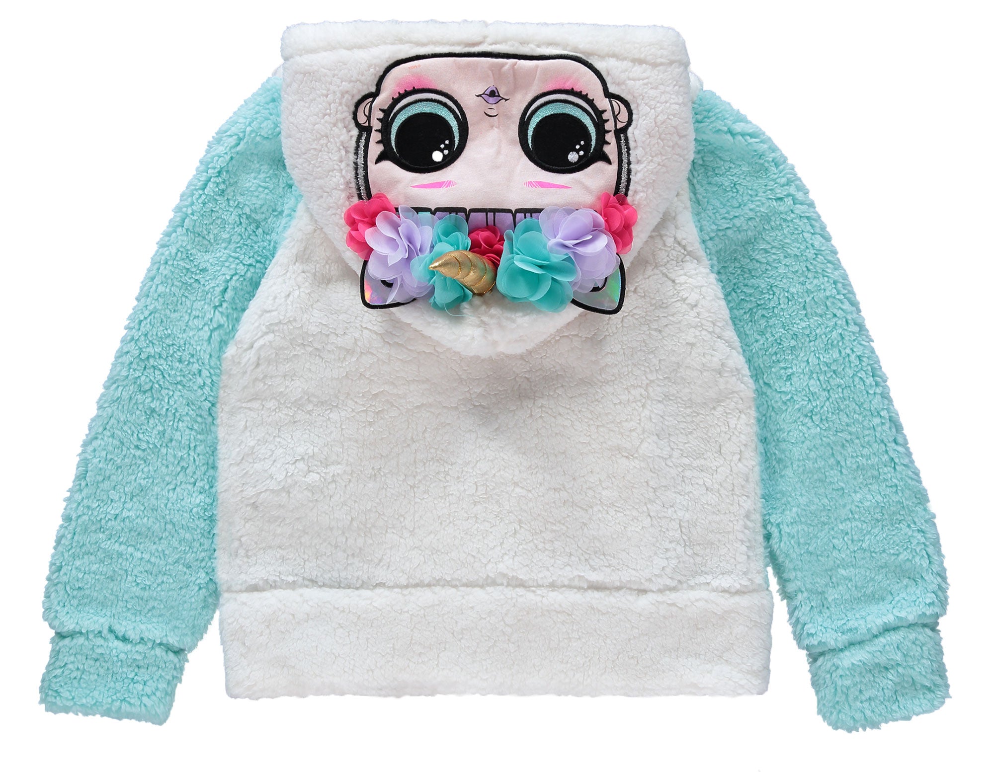 L.O.L. Surprise! Girls 6-16 Unicorn Fuzzy Hoodie