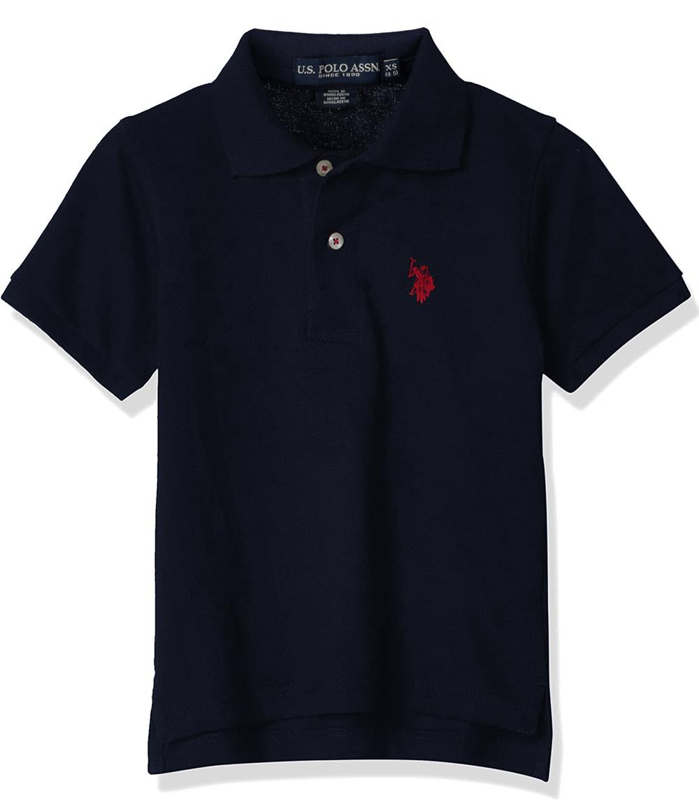 U.S. Polo Assn. Boys 4-20 Short-Sleeve Classic Polo Shirt with Small Pony Applique