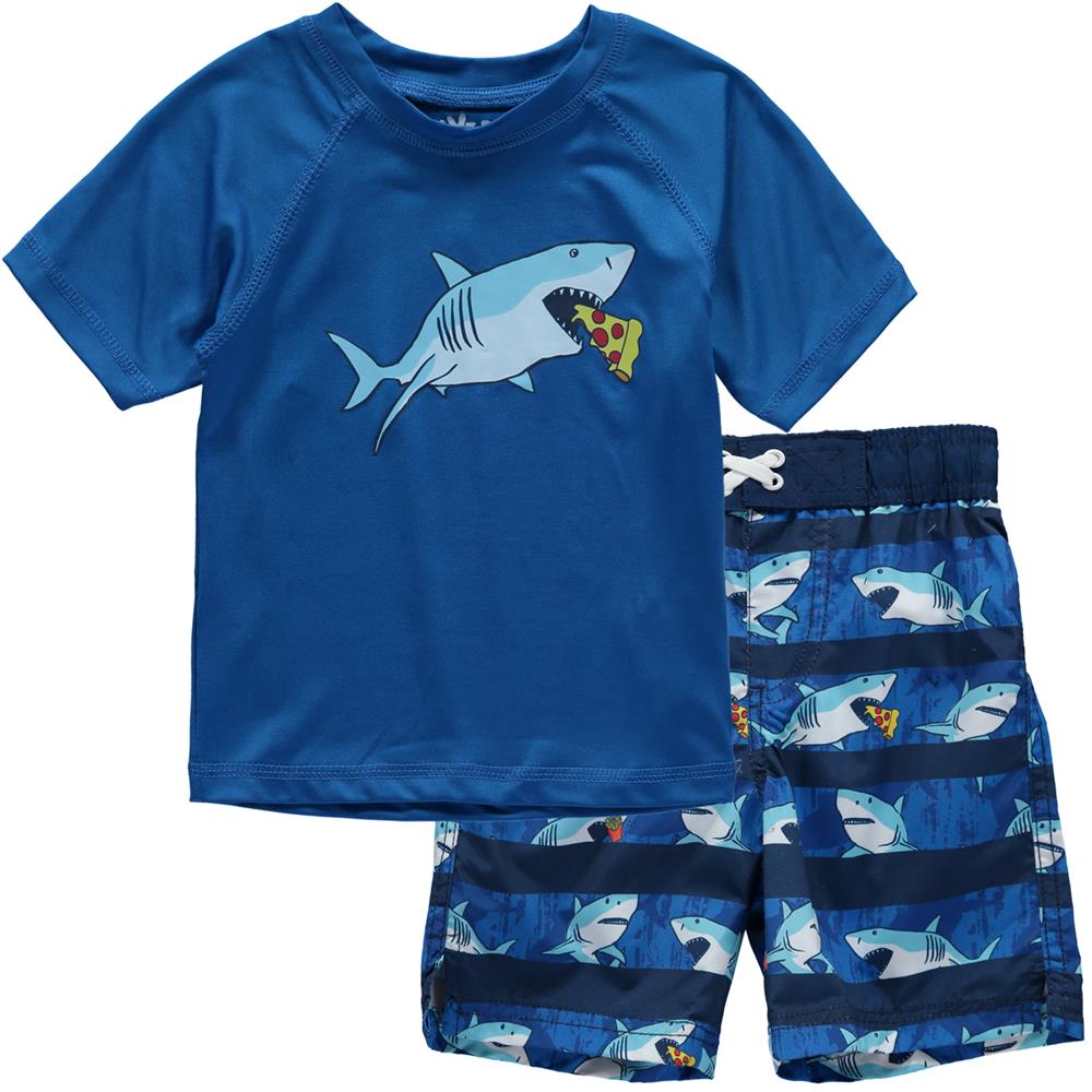 iXtreme Boys 2T-4T Shark Rashguard Swim Set