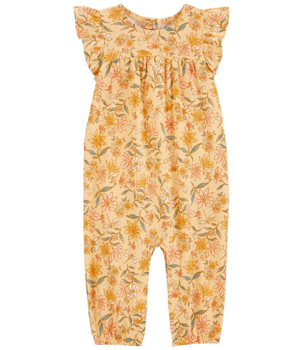 Carters Girls 0-24 Months Floral Jumpsuit