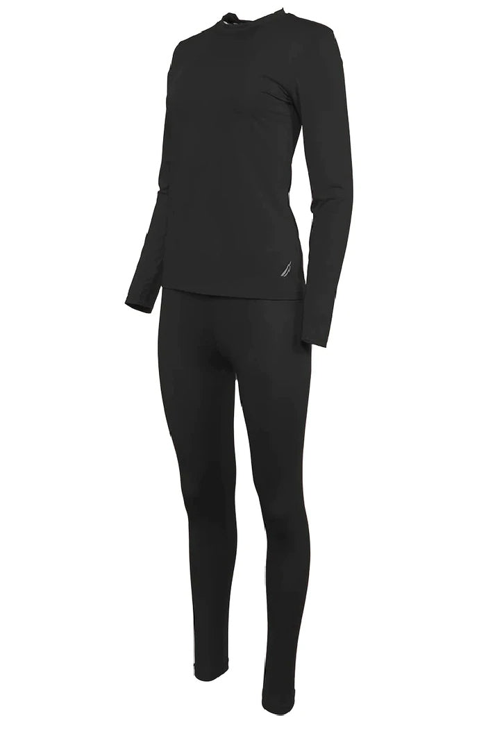 Nautica Womens Long Sleeve Thermal Base Layer Set