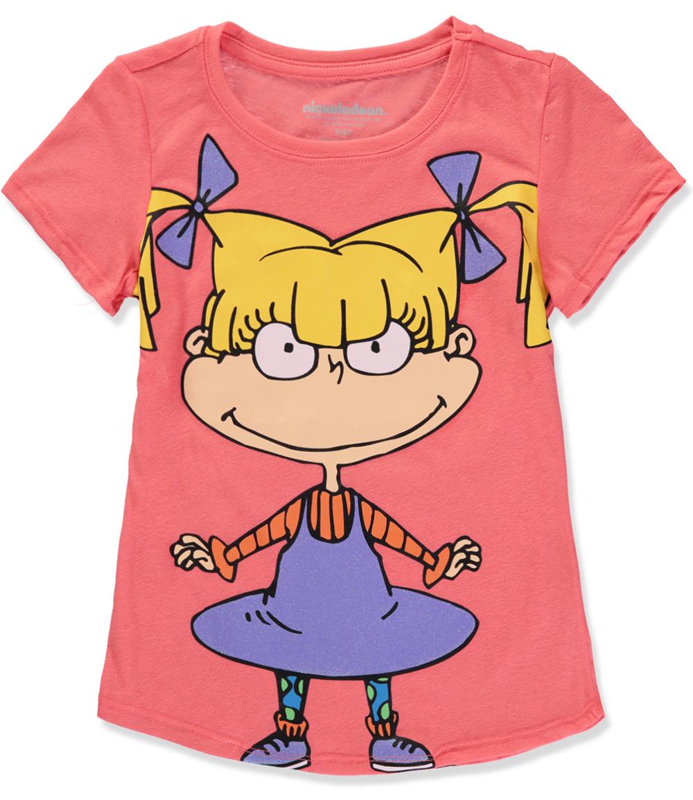 Nickelodeon Girls 4-14 Rugrats Angelica Short Sleeve Screen Print T-Shirt