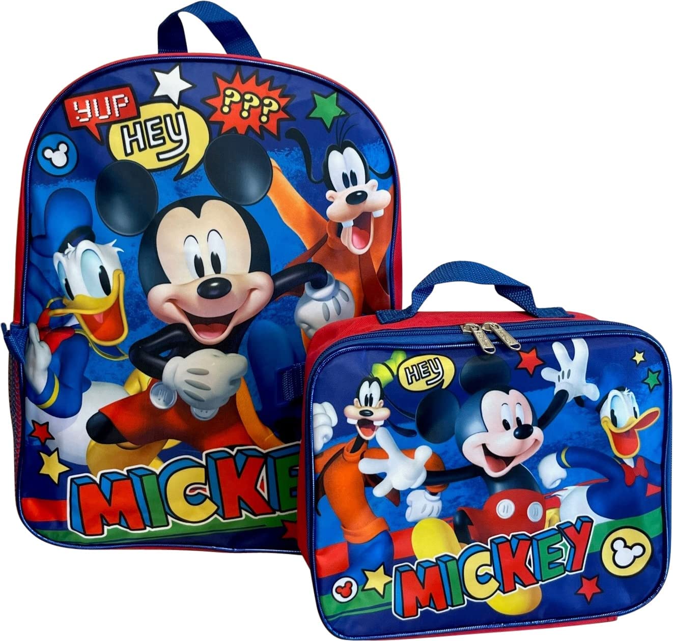 Disney Mickey Mouse Funhouse Backpack With Detachable Lunch Box