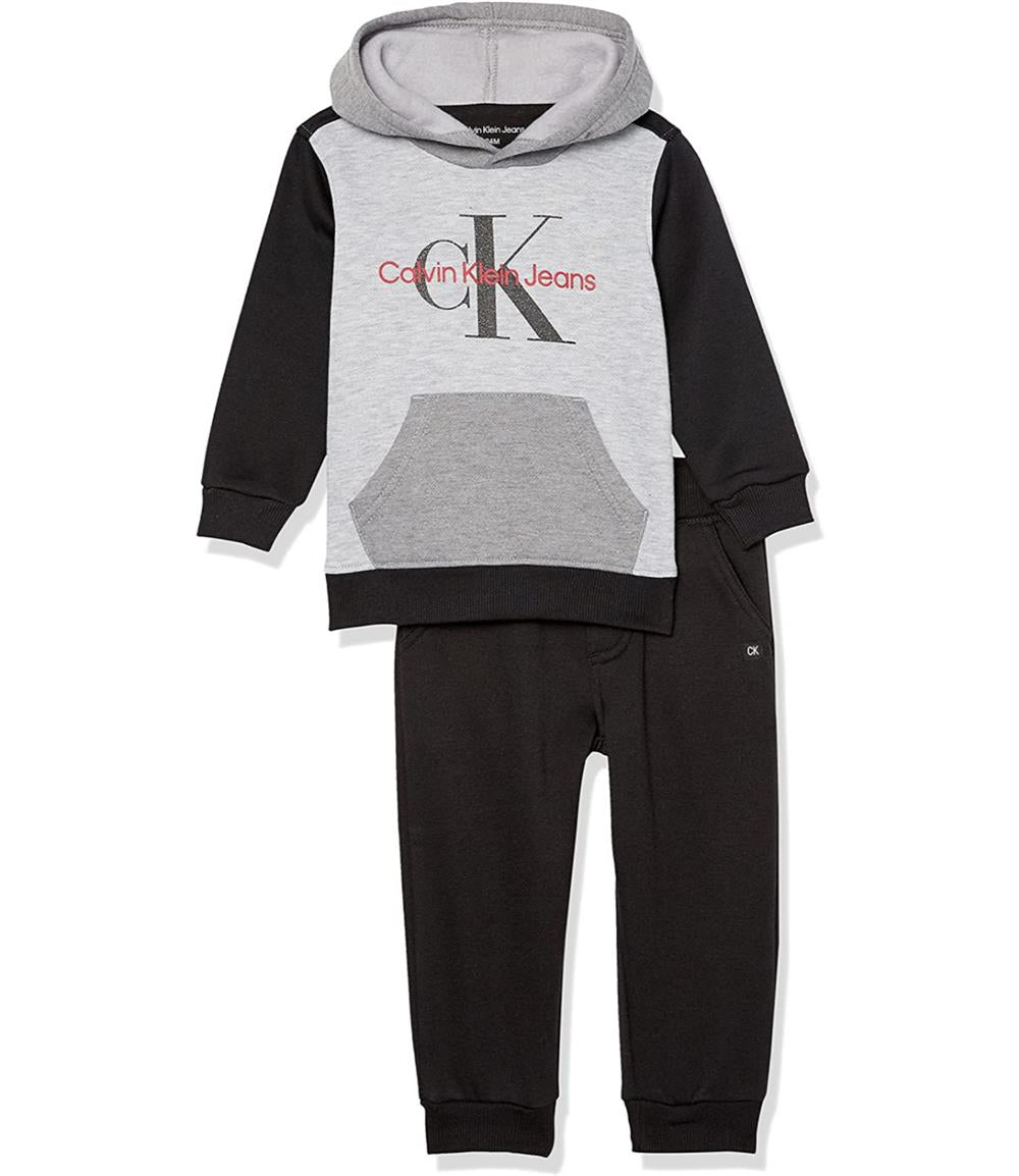 Calvin Klein Boys 12-24 Months Colorblock Jogger Set