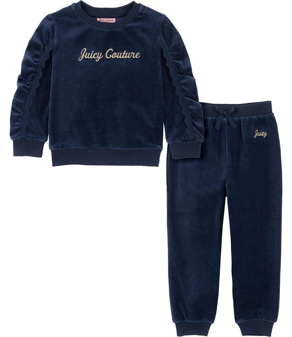 Juicy Couture Girls 7-16 Juicy Ruffle Jogger Set