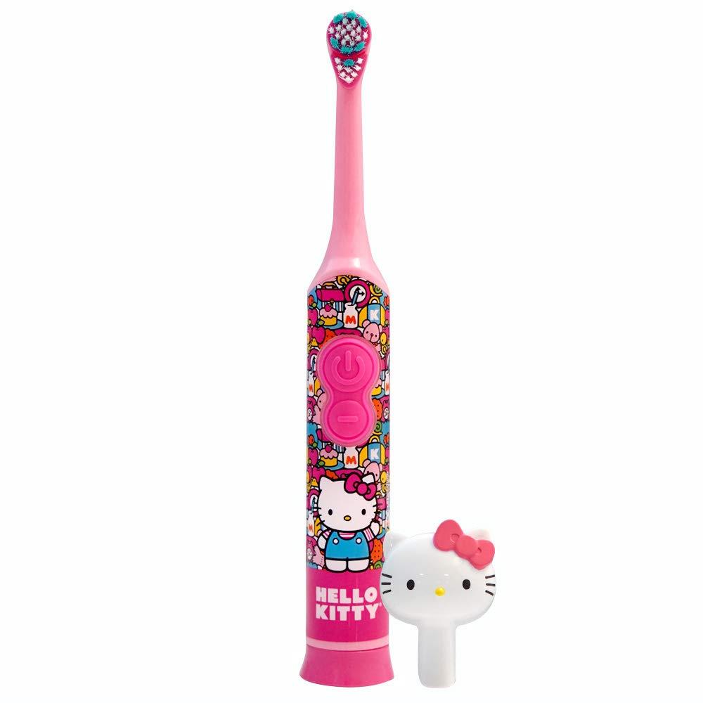 Hello Kitty Battery Power Rotary Toothbrush with Sanitary Character Cap