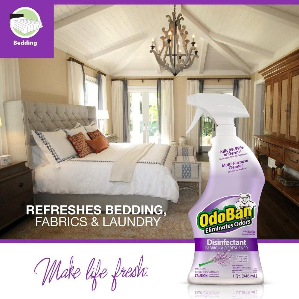 Odoban Ready-to-Use Disinfectant Fabric and Air Freshener (Pack of 3)