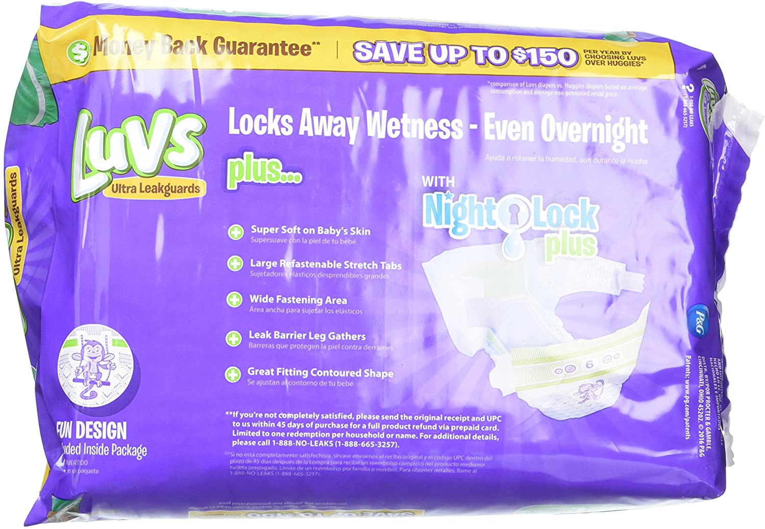 Luvs Ultra Leakguards, Size 6 Disposable Diaper, 21 Ct