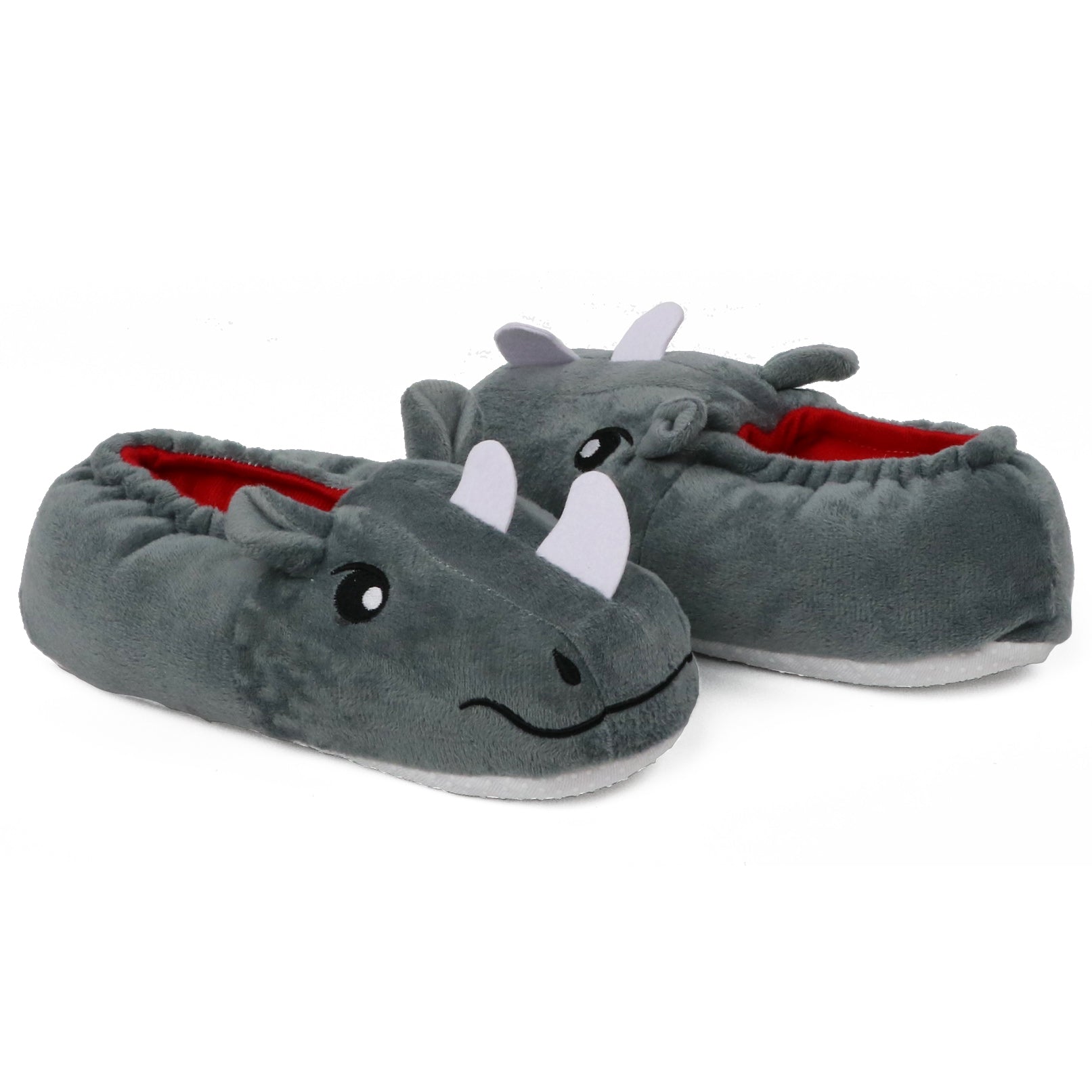 Zac & Evan Boys 4-7 Plush Animal Slipper