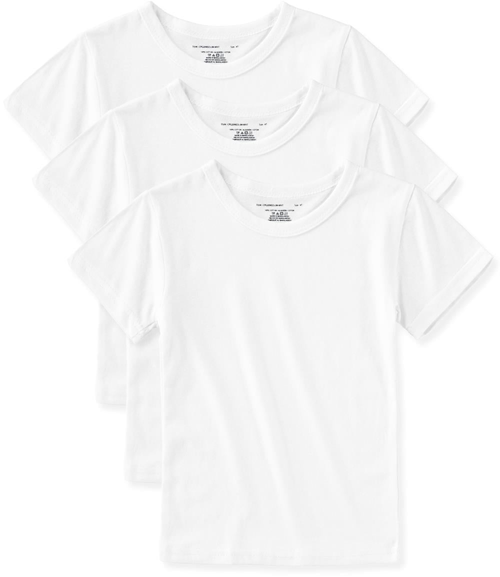 Chloe B. Girls 2-20 Cotton Short Sleeve T-Shirts, 3-Pack