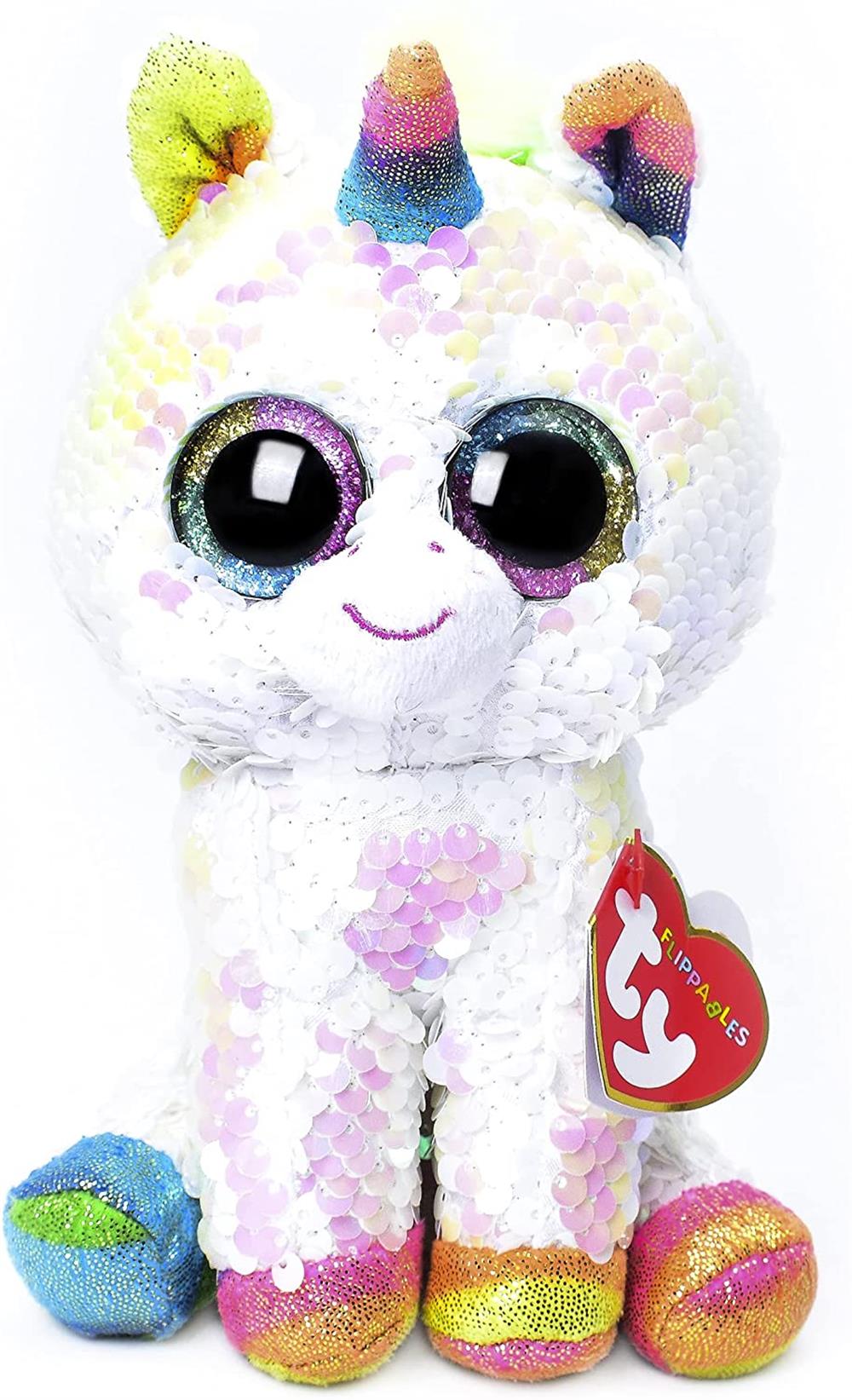 TY Pixy Sequins Unicorn-Medium