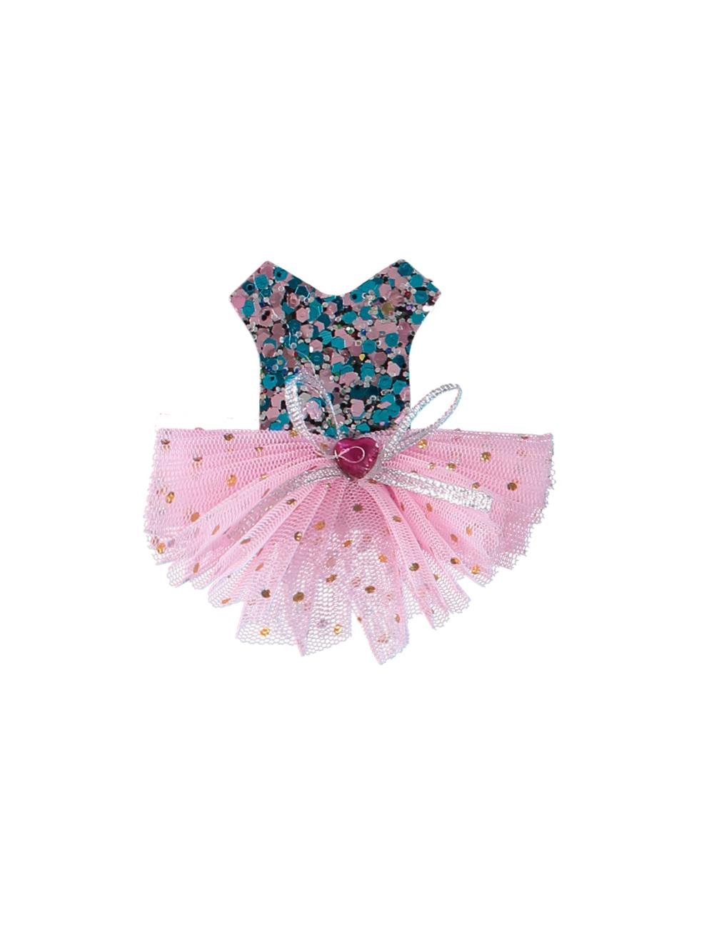 Stylin Girls Sequin Tulle Ballet Clip Barrette