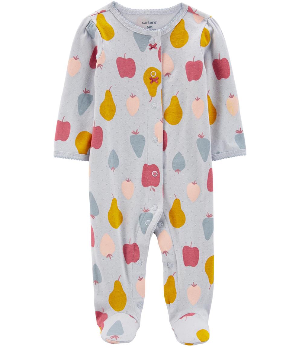 Carters Girls 0-9 Months Fruit Cotton Snap-Up Sleep & Play