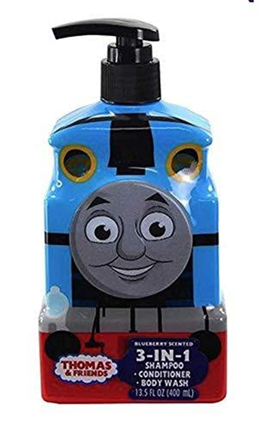 GBG Beauty Thomas the Train 3-in-1 Shampoo Conditioner & Body Wash - Blueberry Scented 13.5 oz.