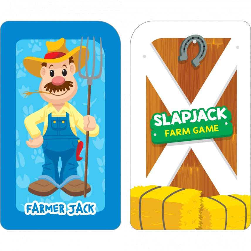 School Zone Slapjack Farm Card Game