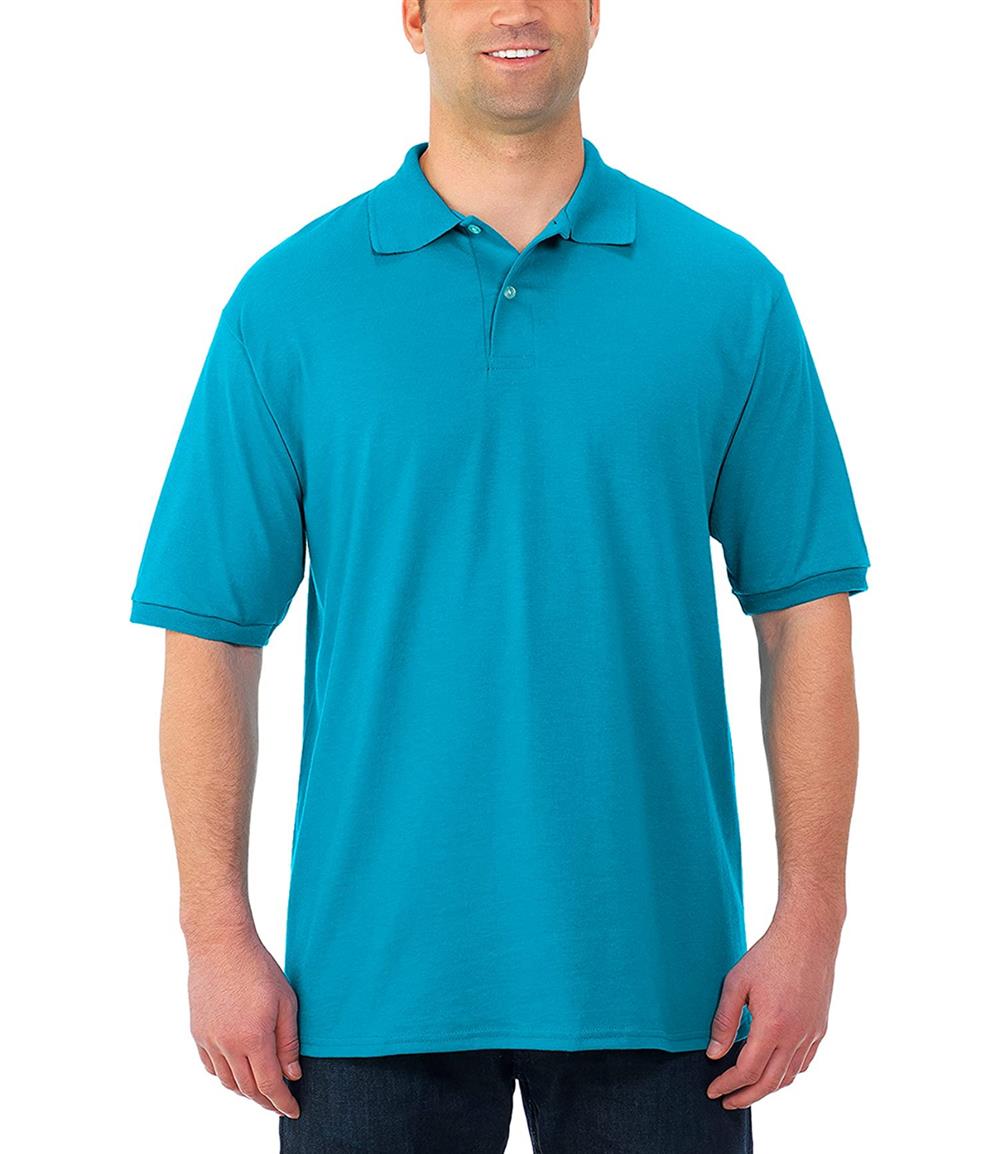 Jerzees Mens Spot Shield Short Sleeve Polo