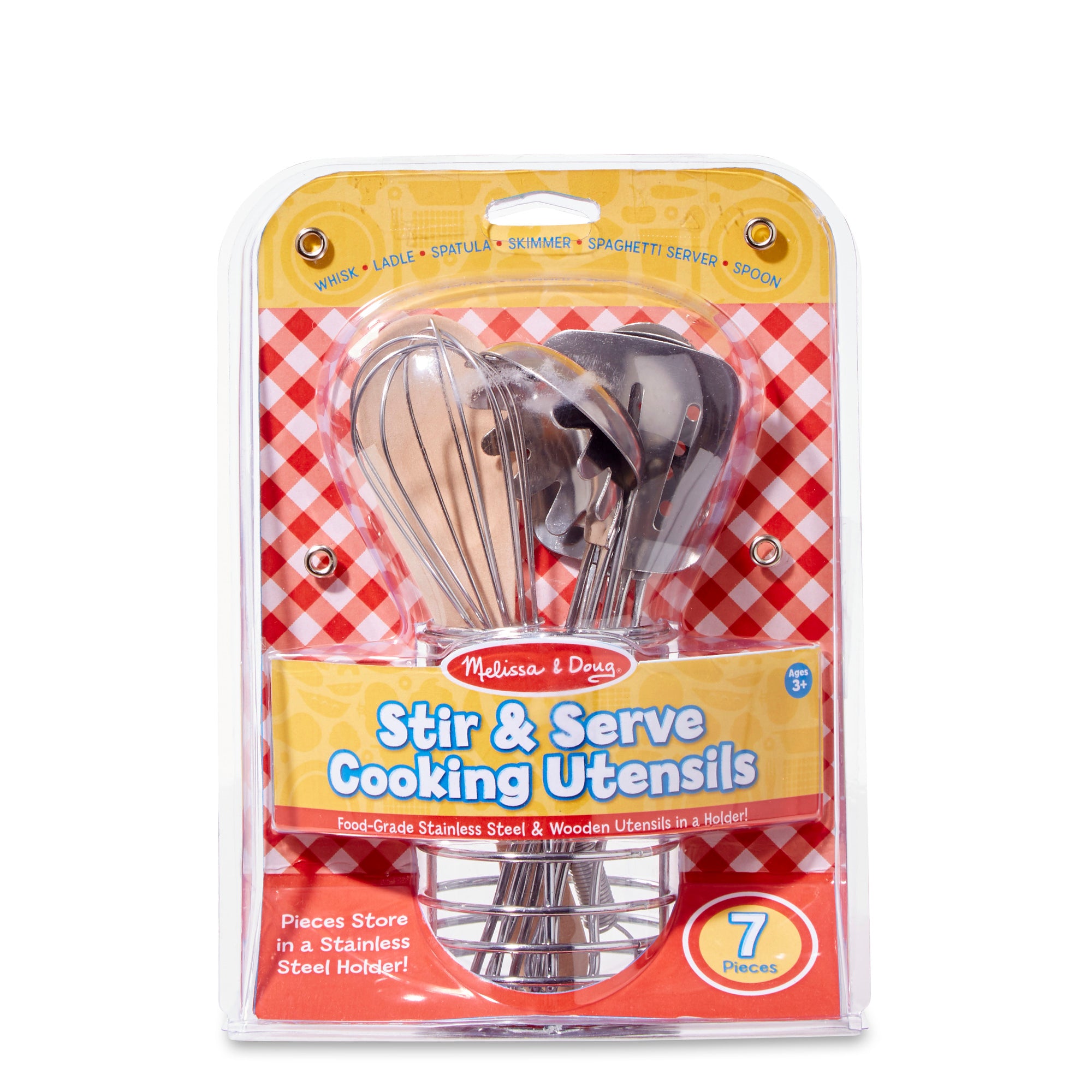 Melissa and Doug Let's Play House! Stir & Serve Cooking Utensils