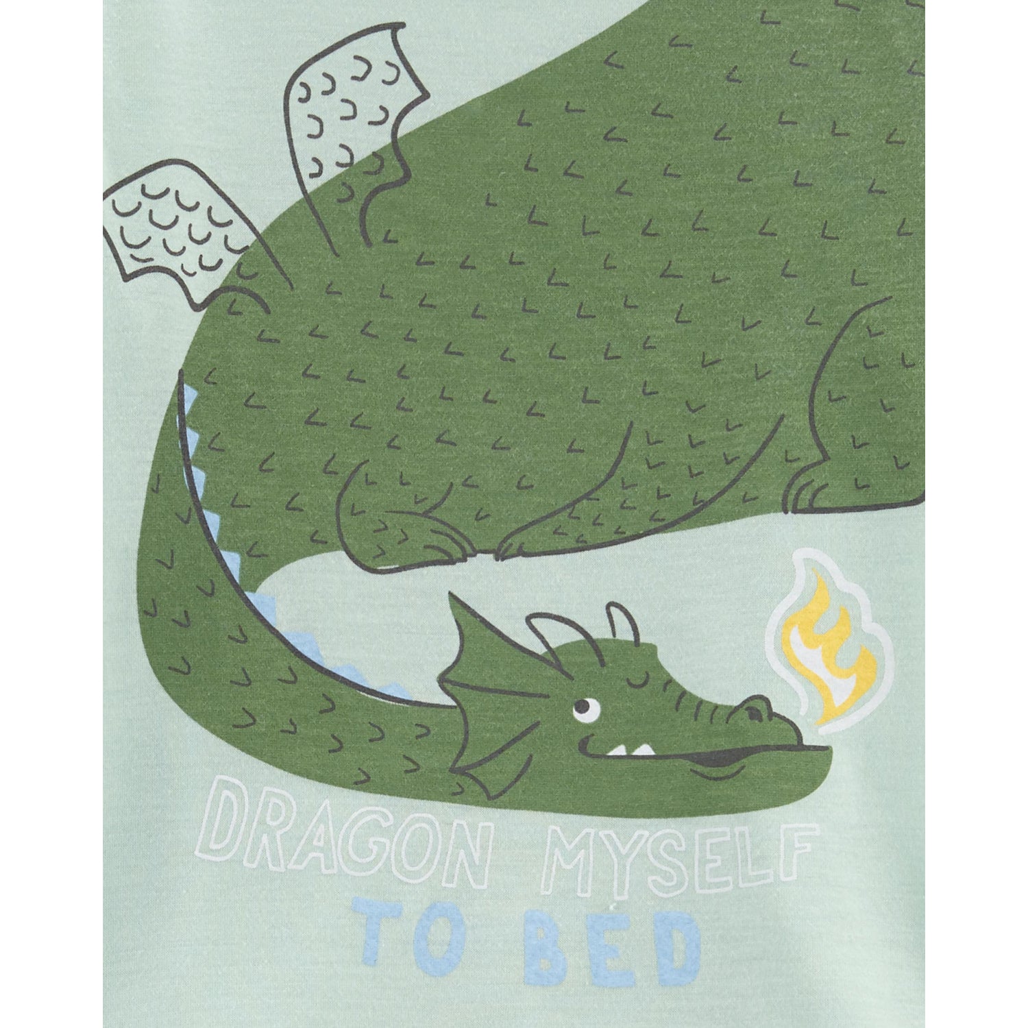 Carters Boys 2T-5T 3-Piece Dragon Loose Fit PJs