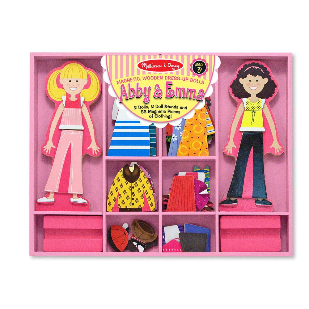 Melissa and Doug Abby & Emma Magnetic Dress-Up Set