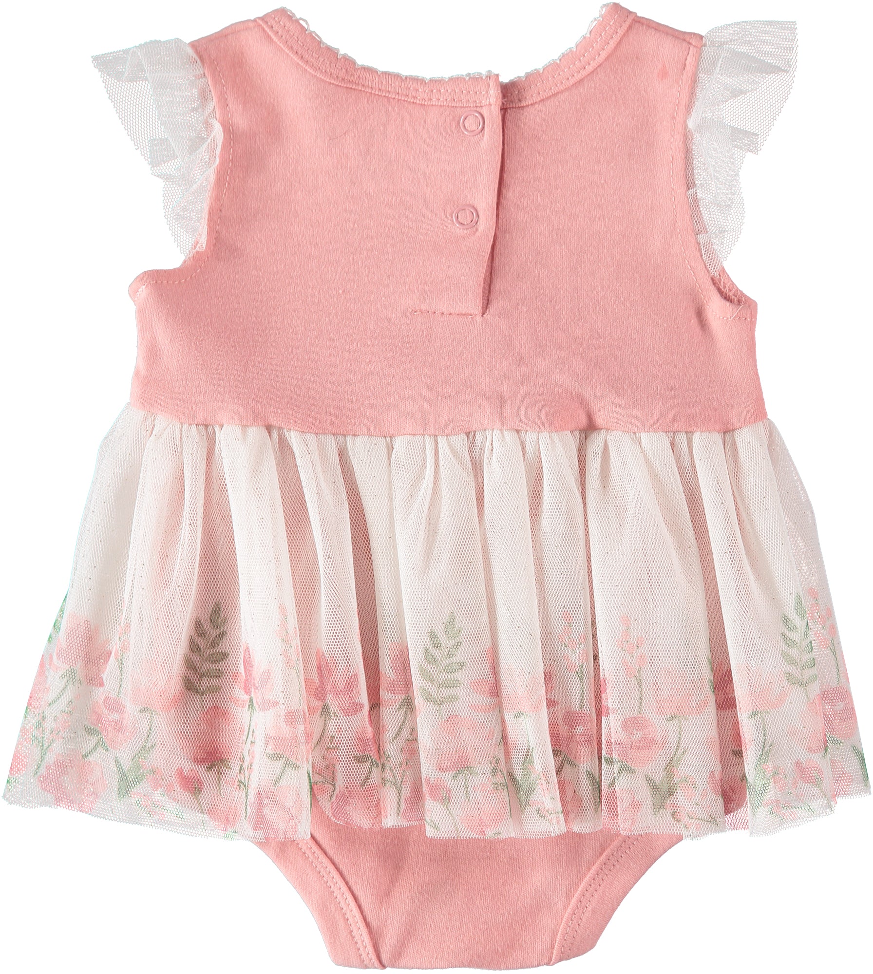 Nicole Miller Girls 0-9 Months Floral 3-Piece Creeper Set