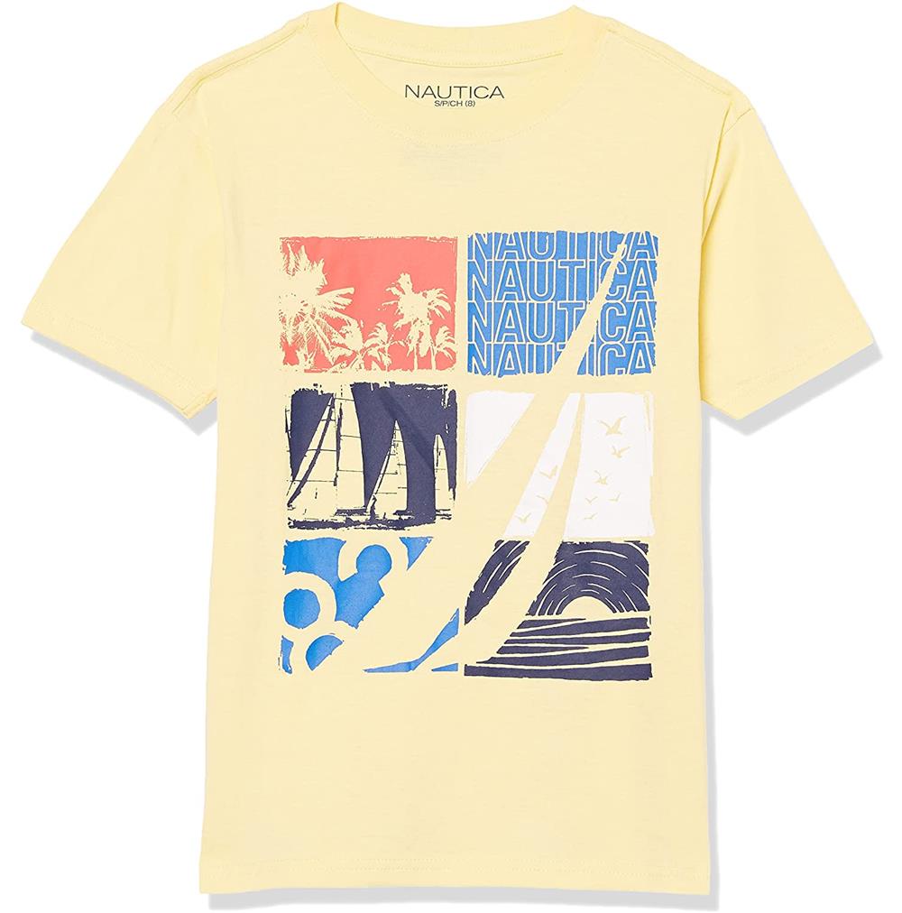 Nautica Boys 8-20 Sail Logo T-Shirt