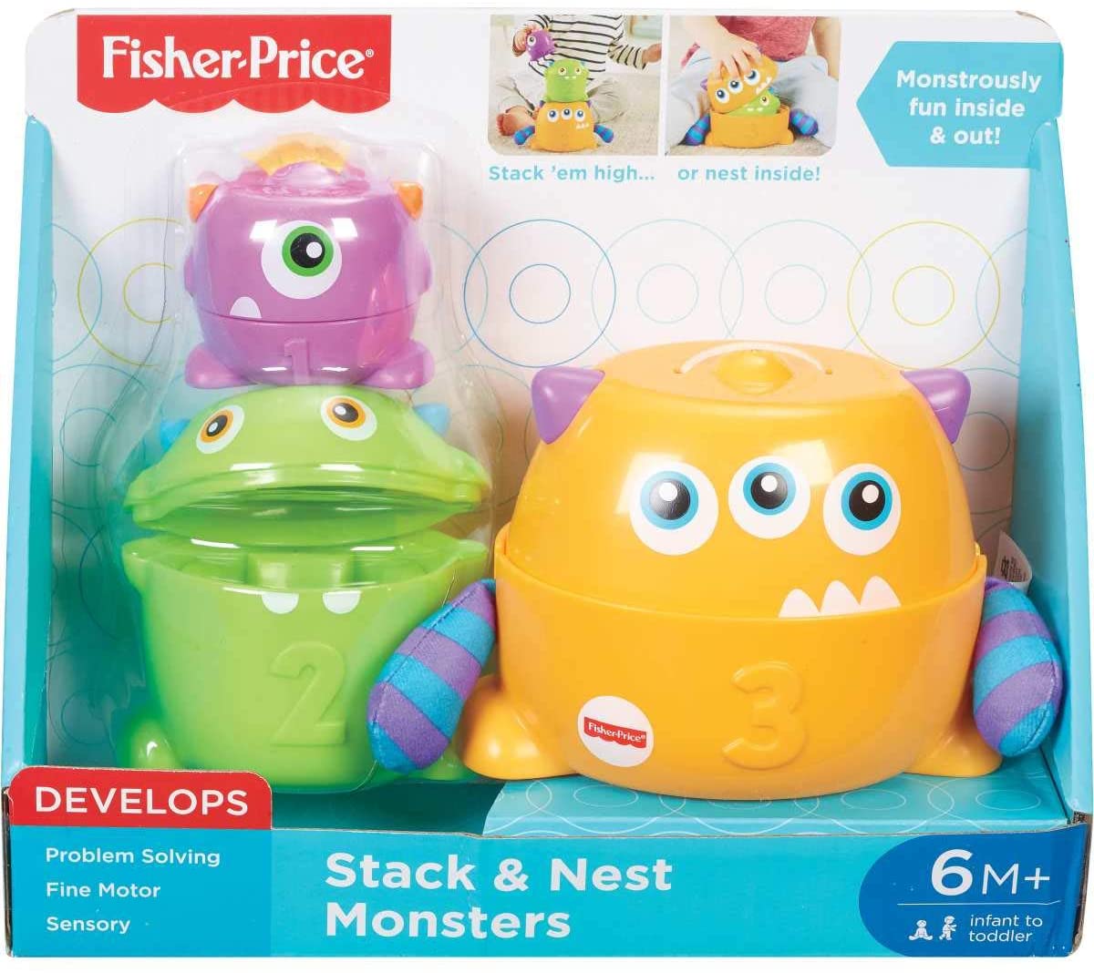 Fisher Price Stack & Nest Monsters