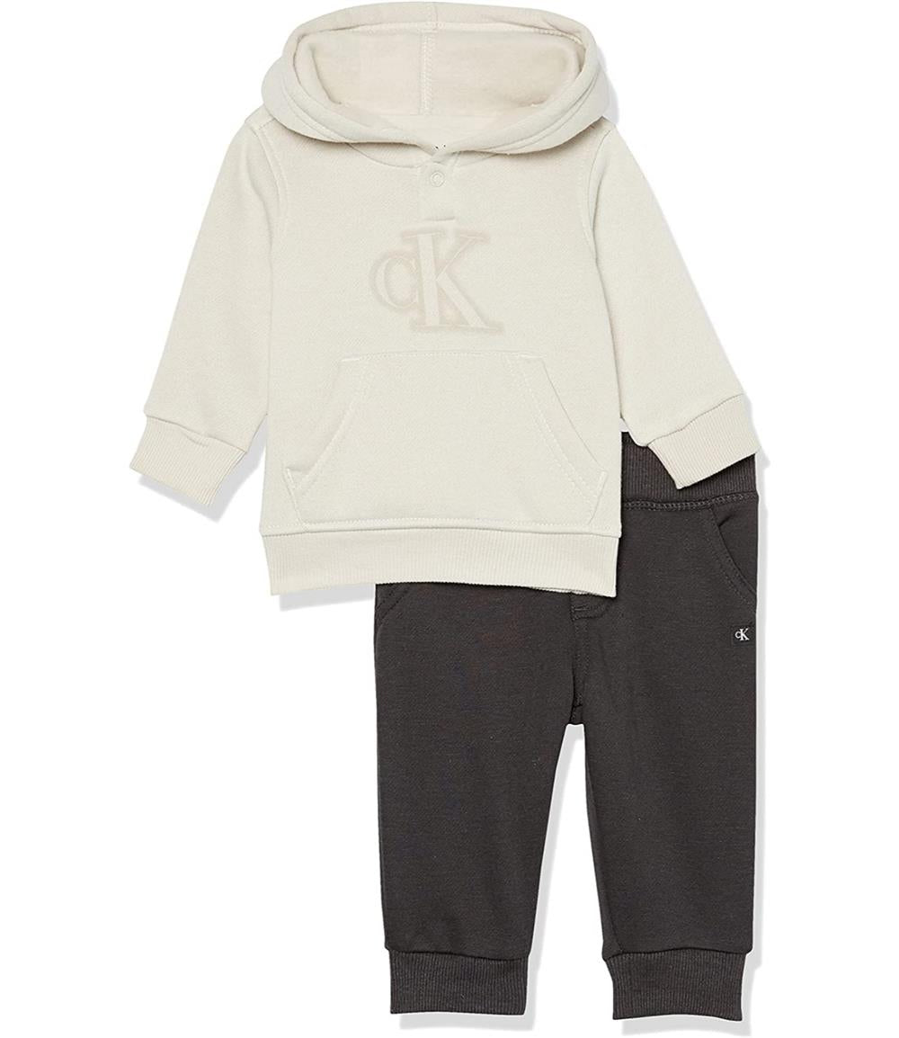 Calvin Klein Boys 0-9 Months Hoodie Jogger Set